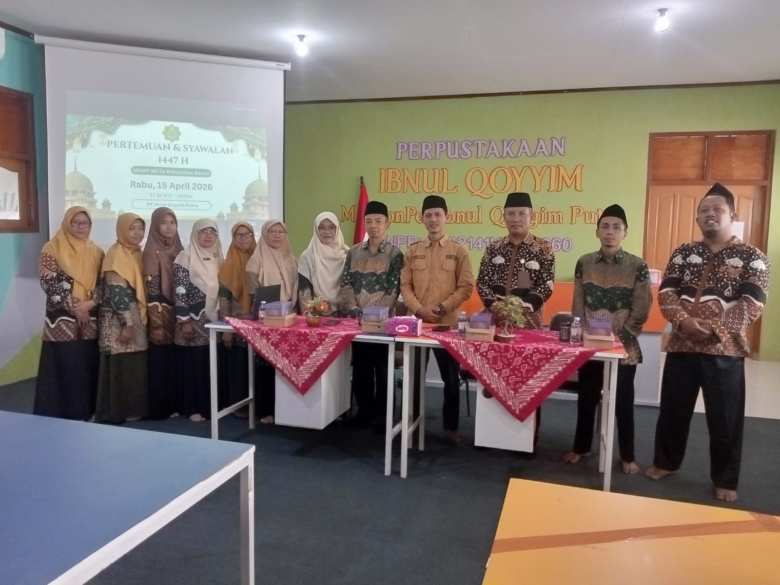 Syawalan dan Koordinasi AM, Marzumah Ikuti MGMP SKI MTs Kabupaten Bantul